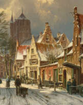 Winter Day in a Dutch City
