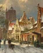 Willem Koekkoek. Wintertag in einer holländischen Stadt