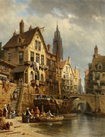 Small Harbour Town in Northern France - photo 1