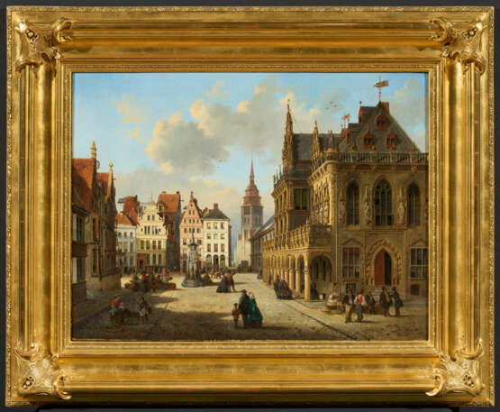 The Market Square in Bremen with the Roland in front of the Town Hall - photo 2