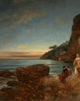 Evening Mood at the Coast in Front of Sorrent