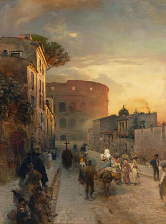 Street Scene in front of the Colosseum - photo 1