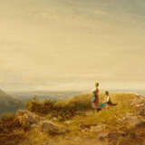 Auf der Alm (Mountainscape - Girls on a Plateau). - photo 1