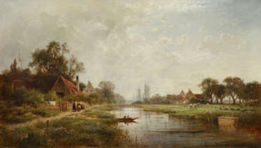 Morgenstimmung über dem Schleißheimer Kanal