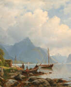 Johannes Bartholomäus Duntze. Quiet Summer Day in Sognefjord