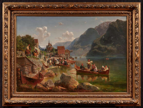 Taufgesellschaft am belebten Fjord - Foto 2