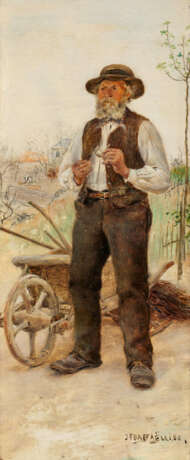 Gentleman with Wheelbarrow - photo 1