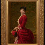 Half Figure of a Gracious Young Lady in Red Robes - photo 2