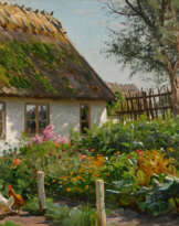 Sommerlicher Bauerngarten