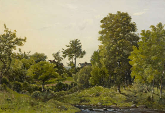 Landscape at the Course of the Stream near Saint Privé - photo 1
