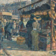 Paris. Market Stalls on a Boulevard - Maintenant aux enchères