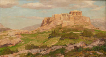Blick auf die Akropolis bei Athen