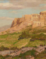 Blick auf die Akropolis bei Athen