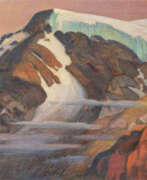 Людвиг фон Гофман. Glacial Valley in the High Mountains