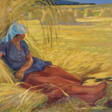 Im Schatten ruhende Binderin - Now at the auction
