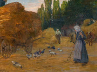 Near the Threshing Machine