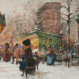 Paris. Winter Day at the Boulevard Saint Denis - Сейчас на аукционе