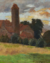 Castle Ziesar in Evening Light