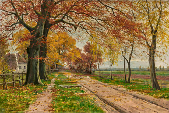 Autumnal Avenue with Spreewald Farmstead - photo 1