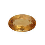 Ovalfacettierter Citrin ca. 28 ct. - Foto 1