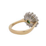 Ring mit feinem grünen Turmalin, rund fac., ca. 3,4 ct, - photo 3