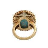 Ring mit feinem Türkis, ca. 20x14 mm, - Foto 4