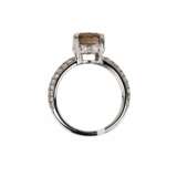 White gold ring with diamonds. Diamonds 21th century - photo 5