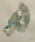 Catalogue des produits. Serhiy Reznichenko, Croquis de nu &agrave; l&amp;39;aquarelle, 21e si&egrave;cle 