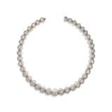 MARCUS & CO. ART DECO NATURAL PEARL AND DIAMOND NECKLACE - photo 3