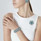 BULGARI SUITE OF TURQUOISE, SAPPHIRE AND DIAMOND JEWELLERY - photo 2