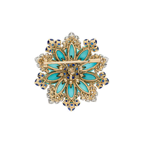 BULGARI SUITE OF TURQUOISE, SAPPHIRE AND DIAMOND JEWELLERY - photo 4
