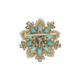 BULGARI SUITE OF TURQUOISE, SAPPHIRE AND DIAMOND JEWELLERY - photo 4