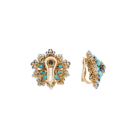 BULGARI SUITE OF TURQUOISE, SAPPHIRE AND DIAMOND JEWELLERY - photo 5