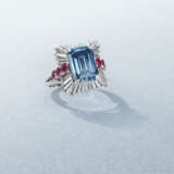 EXCEPTIONAL COLOURED DIAMOND, DIAMOND AND RUBY BALLERINA RING, MOUNTED BY BOUCHERON - photo 3