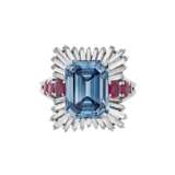 EXCEPTIONAL COLOURED DIAMOND, DIAMOND AND RUBY BALLERINA RING, MOUNTED BY BOUCHERON - photo 4