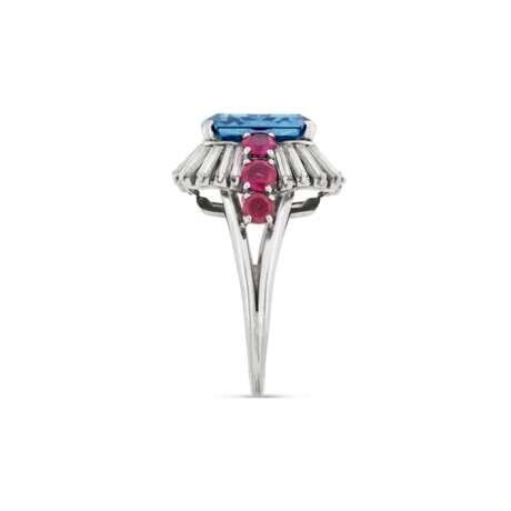 EXCEPTIONAL COLOURED DIAMOND, DIAMOND AND RUBY BALLERINA RING, MOUNTED BY BOUCHERON - photo 5