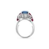 EXCEPTIONAL COLOURED DIAMOND, DIAMOND AND RUBY BALLERINA RING, MOUNTED BY BOUCHERON - photo 6