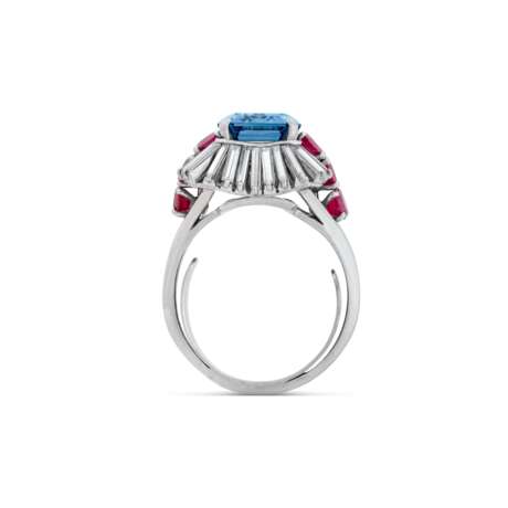 EXCEPTIONAL COLOURED DIAMOND, DIAMOND AND RUBY BALLERINA RING, MOUNTED BY BOUCHERON - photo 6
