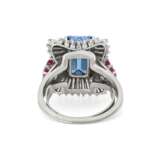 EXCEPTIONAL COLOURED DIAMOND, DIAMOND AND RUBY BALLERINA RING, MOUNTED BY BOUCHERON - photo 7