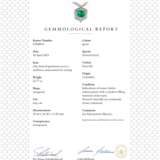 SUITE OF EMERALD AND DIAMOND JEWELLERY - Foto 4