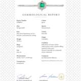 SUITE OF EMERALD AND DIAMOND JEWELLERY - Foto 5