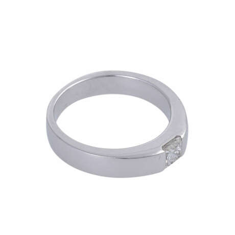 Ring mit 1 Diamant im Prinzess-Schliff ca. 0,45 ct - Foto 2