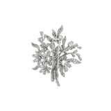 EXCEPTIONAL BULGARI COLOURED DIAMOND AND DIAMOND `EN TREMBLANT` BROOCH - photo 5