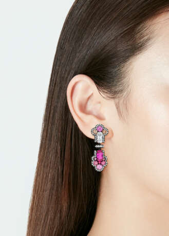 JAR MULTI-GEM EARRINGS - фото 2