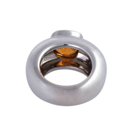 Ring mit orange-braunem Granat - photo 4