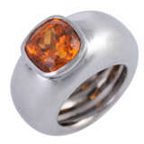 Ring mit orange-braunem Granat - photo 5