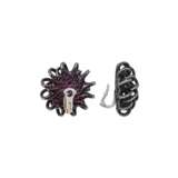 JAR RUBY AND DIAMOND `SPIRALING THREAD` EARRINGS - photo 3