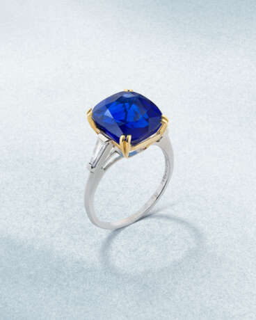 SAPPHIRE AND DIAMOND RING, MOUNTED BY BOUCHERON - фото 2