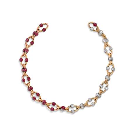 JAR PAIR OF RUBY AND DIAMOND BRACELETS / NECKLACE - photo 5