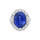 SAPPHIRE AND DIAMOND RING - photo 3